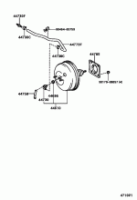 BRAKE BOOSTER & VACUUM TUBE 1